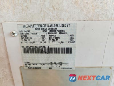 Zdjęcie 10 z 10 samochodu: 1999 FORD F550 SUPER DUTY STRIPPED CHASSIS VIN:3FCMF53S7XJA06316 - miniatura
