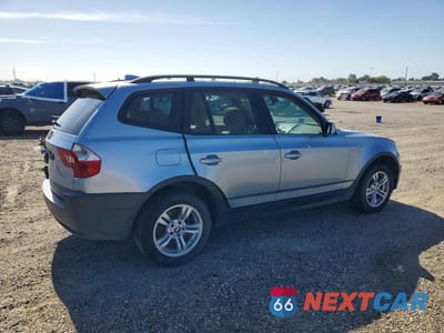Trzecie zdjęcie samochodu z tyłu: 2005 BMW X3 3.0I VIN:WBXPA93425WD02236 - miniatura