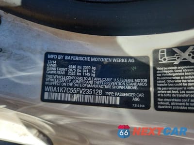 Zdjęcie 12 z 12 samochodu: 2015 BMW 228 XI VIN:WBA1K7C55FV235128 - miniatura