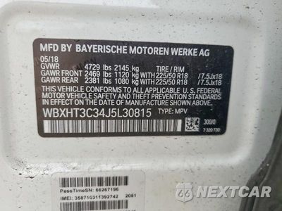Zdjęcie 13 z 13 samochodu: 2018 BMW X1 XDRIVE28I VIN:WBXHT3C34J5L30815 - miniatura