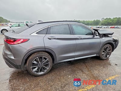 Trzecie zdjęcie samochodu z tyłu: 2023 INFINITI QX55 ESSENTIAL VIN:3PCAJ5KR6PF100772 - miniatura