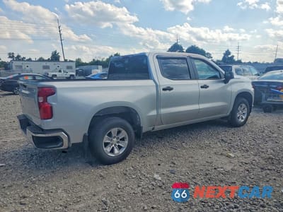 Trzecie zdjęcie samochodu z tyłu: 2019 CHEVROLET SILVERADO C1500 VIN:1GCPWAEH9KZ327917 - miniatura