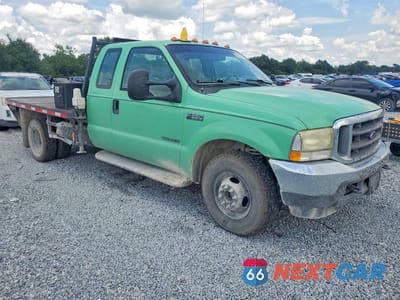 Czwarte zdjęcie samochodu z boku: 2002 FORD F350 SUPER DUTY VIN:1FDWX36F52EC33991 - miniatura