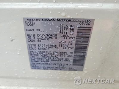 Zdjęcie 13 z 13 samochodu: 2020 NISSAN PATHFINDER SL VIN:5N1DR2CM5LC620147 - miniatura