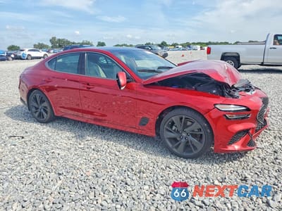 Czwarte zdjęcie samochodu z boku: 2023 GENESIS G70 2.0T VIN:KMTG34TA0PU126719 - miniatura