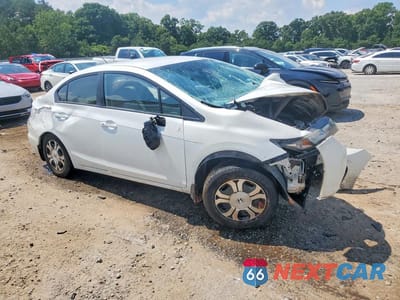 Czwarte zdjęcie samochodu z boku: 2015 HONDA CIVIC HYBRID VIN:19XFB4F28FE001434 - miniatura