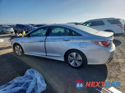 Drugie zdjęcie samochodu z przodu: 2014 HYUNDAI SONATA HYBRID VIN:KMHEC4A46EA111283 - miniatura