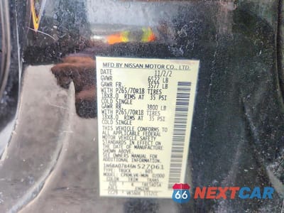 Zdjęcie 13 z 13 samochodu: 2006 NISSAN TITAN XE/SE/LE VIN:1N6BA07B46N527061 - miniatura