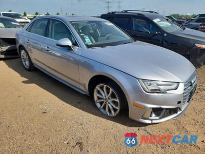 Czwarte zdjęcie samochodu z boku: 2019 AUDI A4 PREMIUM PLUS VIN:WAUENAF40KA116560 - miniatura