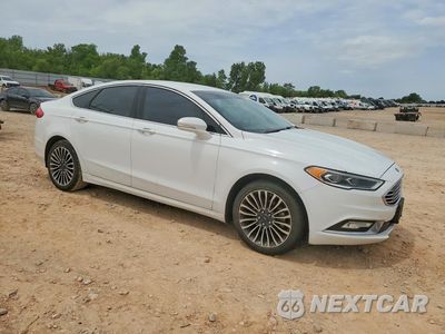 Czwarte zdjęcie samochodu z boku: 2017 FORD FUSION TITANIUM VIN:3FA6P0K91HR130503 - miniatura