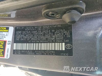 Zdjęcie 12 z 12 samochodu: 2021 TOYOTA CAMRY XSE VIN:4T1K61AK3MU444710 - miniatura