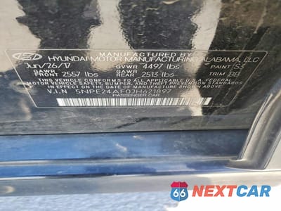 Zdjęcie 12 z 12 samochodu: 2018 HYUNDAI SONATA SE VIN:5NPE24AF0JH621897 - miniatura
