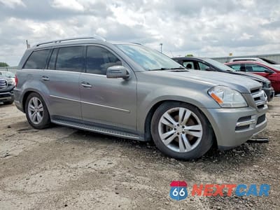 Czwarte zdjęcie samochodu z boku: 2012 MERCEDES-BENZ GL 450 4MATIC VIN:4JGBF7BE3CA774004 - miniatura
