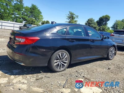 Trzecie zdjęcie samochodu z tyłu: 2019 HONDA ACCORD HYBRID VIN:1HGCV3F17KA007946 - miniatura