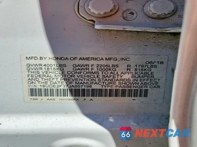 Zdjęcie 13 z 13 samochodu: 2018 ACURA ILX BASE WATCH PLUS VIN:19UDE2F37JA007198 - miniatura