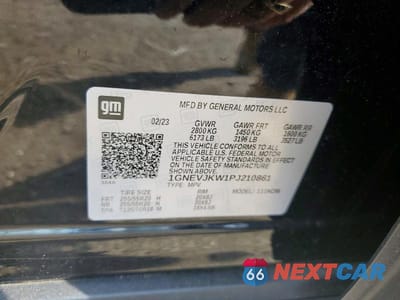 Zdjęcie 14 z 14 samochodu: 2023 CHEVROLET TRAVERSE RS VIN:1GNEVJKW1PJ210861 - miniatura
