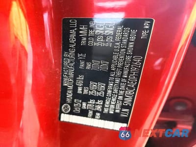 Zdjęcie 13 z 13 samochodu: 2023 HYUNDAI TUCSON SEL VIN:5NMJBCAE0PH192640 - miniatura
