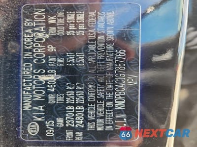 Zdjęcie 12 z 12 samochodu: 2016 KIA SPORTAGE LX VIN:KNDPBCAC1G7867766 - miniatura