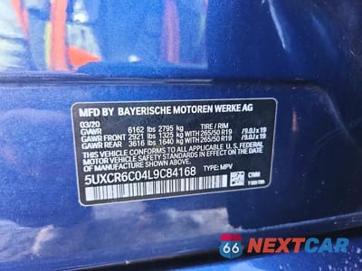 Zdjęcie 14 z 14 samochodu: 2020 BMW X5 XDRIVE40I VIN:5UXCR6C04L9C84168 - miniatura