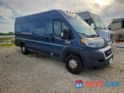 Czwarte zdjęcie samochodu z boku: 2021 RAM PROMASTER 3500 DELIVERY VAN VIN:3C6MRVJG4ME536745 - miniatura