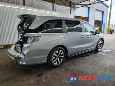 Trzecie zdjęcie samochodu z tyłu: 2025 HONDA ODYSSEY EXL VIN:5FNRL6H60SB080270 - miniatura
