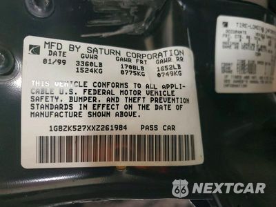 Zdjęcie 12 z 12 samochodu: 1999 SATURN SL2 VIN:1G8ZK527XXZ261984 - miniatura