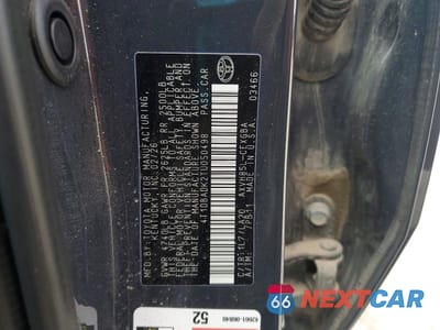 Zdjęcie 12 z 12 samochodu: 2026 TOYOTA CAMRY XLE VIN:4T1DBADK2TU050498 - miniatura