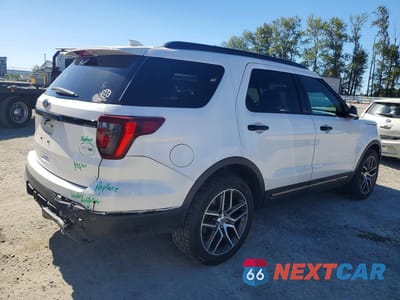 Trzecie zdjęcie samochodu z tyłu: 2017 FORD EXPLORER SPORT VIN:1FM5K8GT2HGB83530 - miniatura