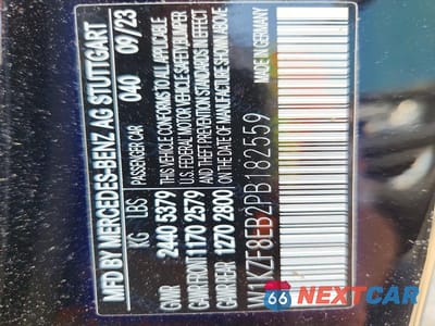 Zdjęcie 12 z 12 samochodu: 2023 MERCEDES-BENZ E 350 4MATIC VIN:W1KZF8EB2PB182559 - miniatura