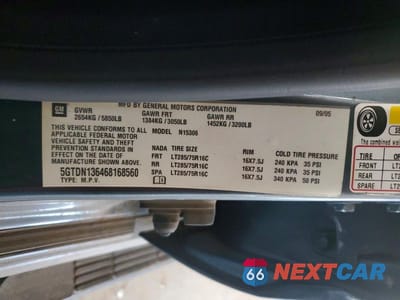 Zdjęcie 12 z 12 samochodu: 2006 HUMMER H3 VIN:5GTDN136468168560 - miniatura