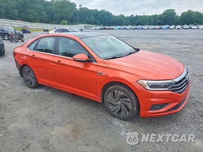 Czwarte zdjęcie samochodu z boku: 2019 VOLKSWAGEN JETTA SEL PREMIUM VIN:3VWG57BU9KM097060 - miniatura