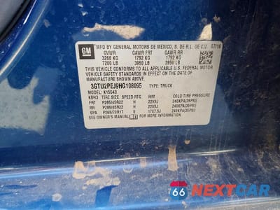 Zdjęcie 13 z 13 samochodu: 2017 GMC SIERRA K1500 DENALI VIN:3GTU2PEJ9HG108095 - miniatura