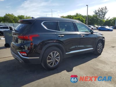 Trzecie zdjęcie samochodu z tyłu: 2020 HYUNDAI SANTA FE SEL VIN:5NMS33AD8LH228920 - miniatura