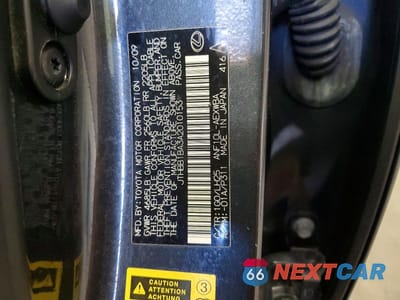 Zdjęcie 12 z 12 samochodu: 2010 LEXUS HS 250H VIN:JTHBB1BA3A2010153 - miniatura
