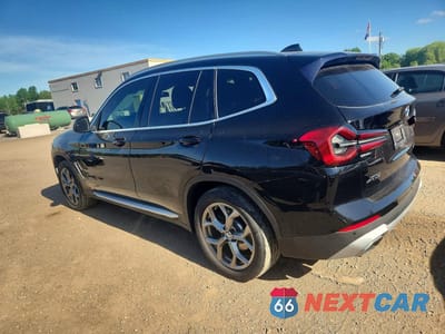 Drugie zdjęcie samochodu z przodu: 2022 BMW X3 XDRIVE30I VIN:5UX53DP02N9L97786 - miniatura