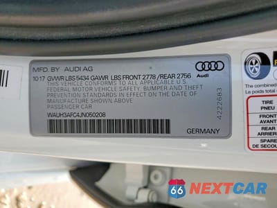 Zdjęcie 13 z 13 samochodu: 2018 AUDI A6 PRESTIGE VIN:WAUH3AFC4JN050208 - miniatura
