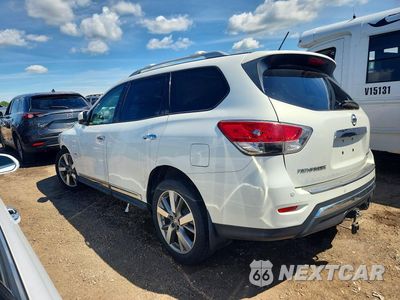 Trzecie zdjęcie samochodu z tyłu: 2014 NISSAN PATHFINDER S VIN:5N1AR2MM1EC728530 - miniatura