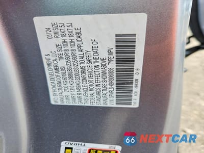 Zdjęcie 13 z 13 samochodu: 2024 HONDA ODYSSEY EXL VIN:5FNRL6H69RB060836 - miniatura