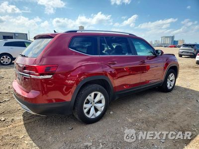 Trzecie zdjęcie samochodu z tyłu: 2018 VOLKSWAGEN ATLAS SE VIN:1V2DR2CAXJC592173 - miniatura