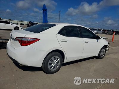 Trzecie zdjęcie samochodu z tyłu: 2016 TOYOTA COROLLA L VIN:5YFBURHE6GP403742 - miniatura