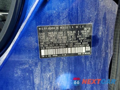 Zdjęcie 12 z 12 samochodu: 2019 HONDA FIT LX VIN:3HGGK5H46KM738321 - miniatura