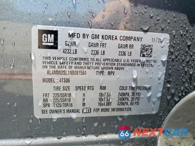 Zdjęcie 14 z 14 samochodu: 2022 BUICK ENCORE GX SELECT VIN:KL4MMDSL1NB081584 - miniatura