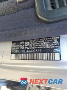 Zdjęcie 12 z 12 samochodu: 2004 MERCEDES-BENZ S 430 VIN:WDBNG70J34A409871 - miniatura
