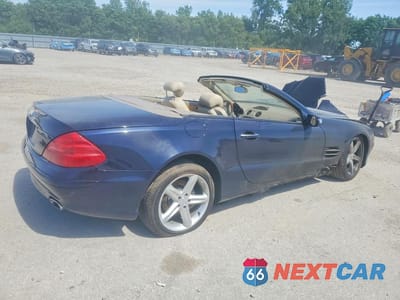 Trzecie zdjęcie samochodu z tyłu: 2005 MERCEDES-BENZ SL 500 VIN:WDBSK75F05F096790 - miniatura