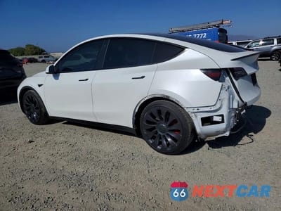 Drugie zdjęcie samochodu z przodu: 2021 TESLA MODEL Y VIN:5YJYGDEF1MF219995 - miniatura