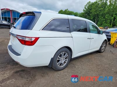 Trzecie zdjęcie samochodu z tyłu: 2013 HONDA ODYSSEY EXL VIN:5FNRL5H60DB013522 - miniatura
