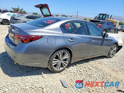 Trzecie zdjęcie samochodu z tyłu: 2023 INFINITI Q50 SENSORY VIN:JN1EV7CP2PM511790 - miniatura