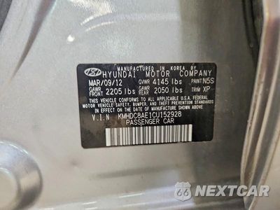Zdjęcie 12 z 12 samochodu: 2012 HYUNDAI ELANTRA TOURING GLS VIN:KMHDC8AE1CU152928 - miniatura