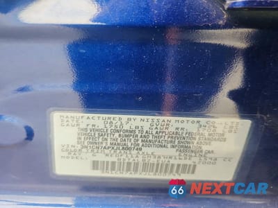 Zdjęcie 12 z 12 samochodu: 2018 NISSAN VERSA SV VIN:3N1CN7APXJL800749 - miniatura