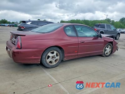 Trzecie zdjęcie samochodu z tyłu: 2001 CHEVROLET MONTE CARLO SS VIN:2G1WX15K619187024 - miniatura